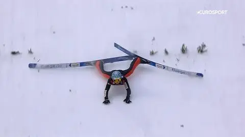 Upadek Stefana Huli podczas konkursu w Willingen