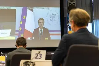 Emmanuel Macron wystąpił na sesji plenarnej Europejskiego Komitetu Regionów 