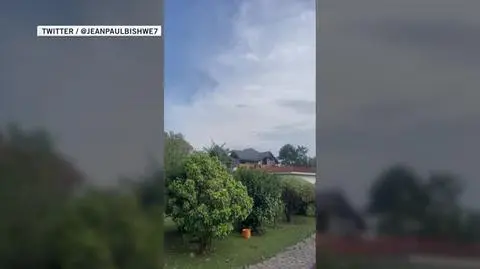 Watch the moment a Congolese fighter jet