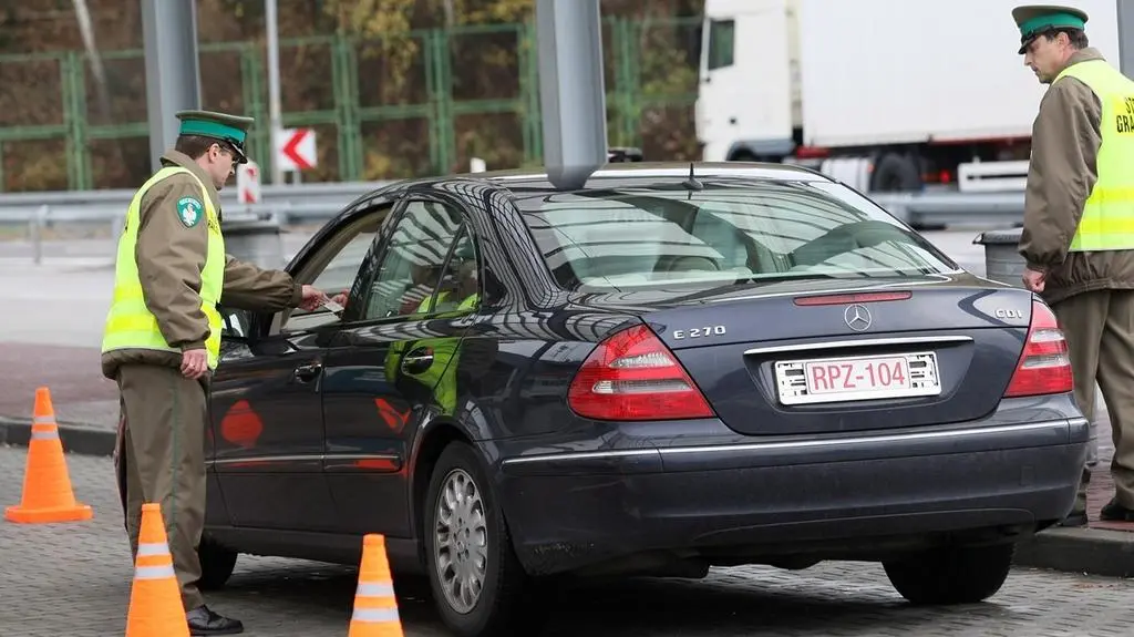 Kontrole graniczne na prześciu polsko-litewskim