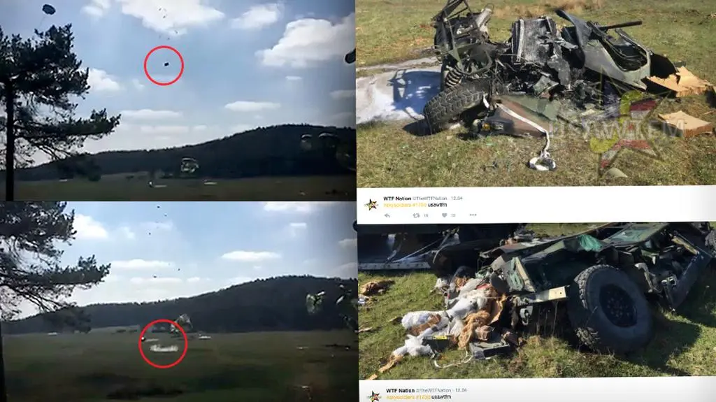 Amerykański desant. Humvee spadły z nieba