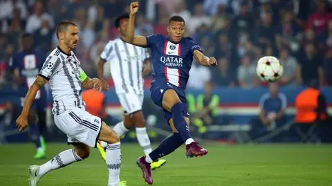 Mbappe rozprawił się z Juventusem. Nieskuteczny Milik