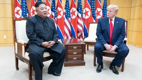 Kim Dzong Un i Donald Trump spotkali się po raz pierwszy w 2018 roku 