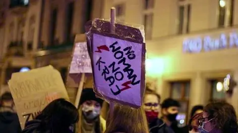 Protest po decyzji Trybunału Konstytucyjnego we Wrocławiu