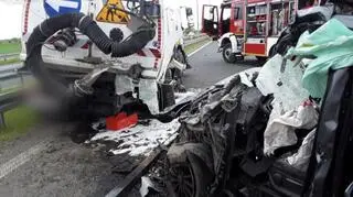 W wypadku zginął kierowca mercedesa