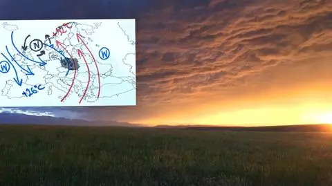 Walka ciepła i zimna odbywa się nad Polską. Front stoi w miejscu i przynosi burze