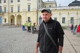 Maciej Karczewski mówi, że odkrycie można wiązać z najstarszym założeniem dworskim w tym miejscu