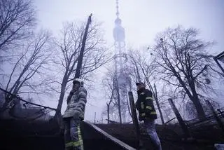 Atak na wieżę telewizyjną w Kijowie 