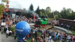 Zwiedzający mogli oglądać 6 zabytkowych parowozów