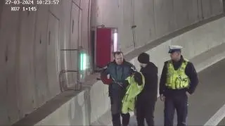 Kot w tunelu. Świnoujście