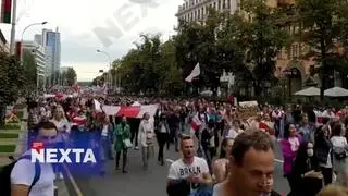 NEXTA relacjonuje białoruskie protesty