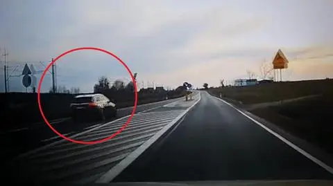 Kierowca został ukarany mandatem i punktami karnymi