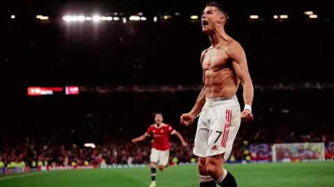 Szalona radość Cristiano Ronaldo. Pobił też rekord w Lidze Mistrzów