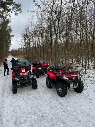 Do poszukiwań użyto trzech quadów