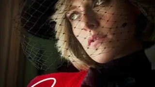 Kristen Stewart jako księżna Diana w filmie "Spencer" na plakacie promocyjnym
