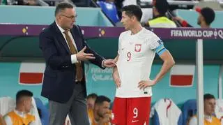 Czesław Michniewicz and Robert Lewandowski