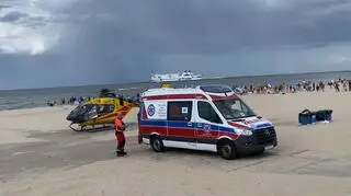 Chłopca do szpitala zabrał śmigłowiec LPR