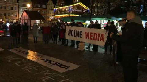 Protest we Wrocławiu