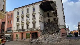 Zawalona kamienica w Rybniku