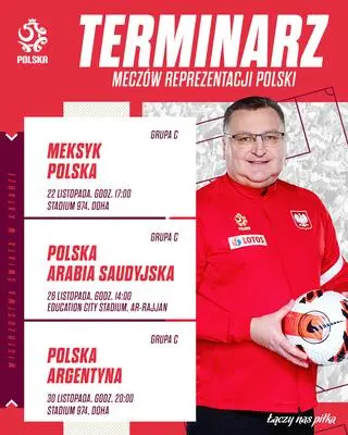 Terminarz polskiej reprezentacji na mundialu 2022