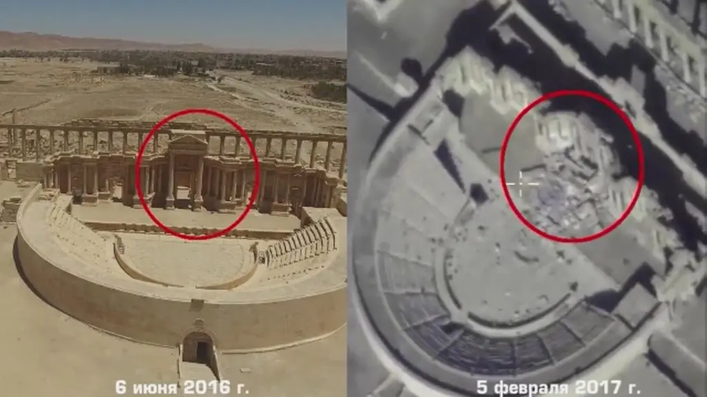 Dżihadyści z IS niszczą zabytki starożytnej Palmiry - rosyjski resort obrony publikuje nagranie