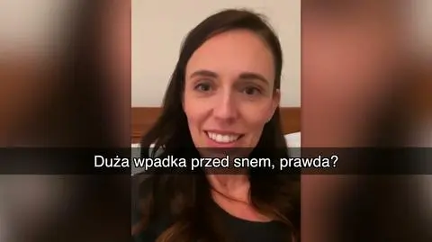 Premier Nowej Zelandii przerwała transmisję w mediach społecznościowych. "Powinnaś być w łóżku, kochanie"