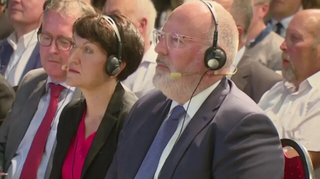 Frans Timmermans podczas Dialogu Obywatelskiego