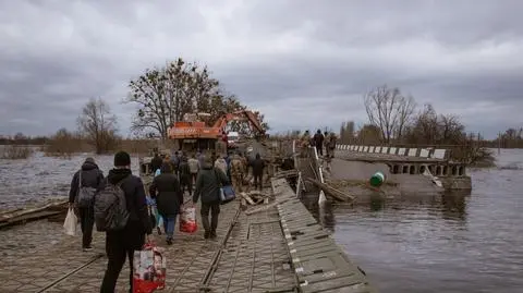 Wieś Demidów w obwodzie kijowskim została celowo zalana 25 lutego 
