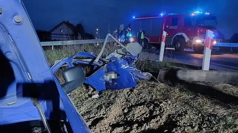Pociąg uderzył w samochód, jedna osoba ranna
