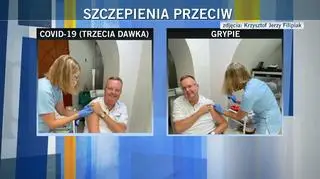 Profesor Filipiak zaszczepił się przeciw COVID-19 i grypie tego samego dnia