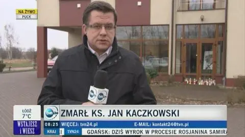 Coraz więcej zniczy prze puckim hospicjum 