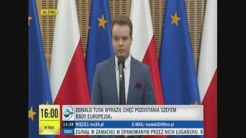 Rzecznik rządu o ewentualnym popraciu dla Donalda Tuska