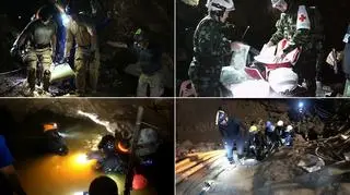 Niepublikowane dotąd nagranie z akcji w jaskini