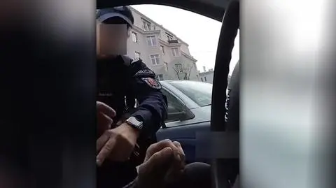 Policjant do kierowcy: to jest kupione g***o. Jest postępowanie dyscyplinarne