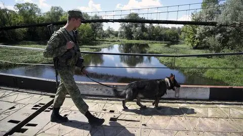 Miała zostać zamknięta, została wzmocniona. Więcej białoruskich patroli na granicy z Ukrainą