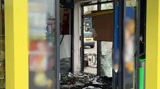 Wysadzony bankomat w Jeżowie