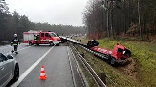 Wypadek na S3 w pobliżu Międzyzdrojów