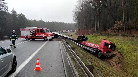 Wypadek na S3 w pobliżu Międzyzdrojów