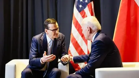 Mateusz Morawiecki spotkał się z Joe Bidenem