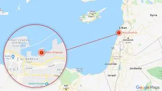 Port w Bejrucie, gdzie doszło do eksplozji