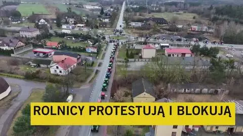 Protest rolników w Sulechowie