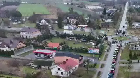 Protest rolników w Sulechowie