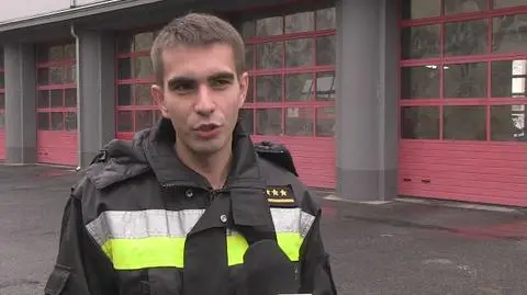 Kpt. Andrzej Szacoń z Komendy Miejskiej Państwowej Straży Pożarnej