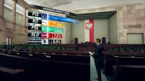 Jak głosowali mieszkańcy wsi i dużych miast?