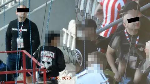 Paweł O. ps. Orson na meczach Cracovii