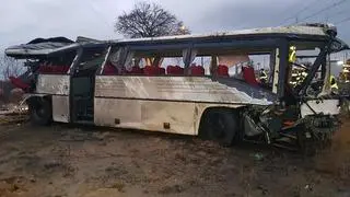 Kierowca autobusu nie żyje