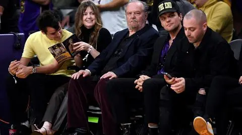 Jack Nicholson po długiej przerwie pojawił się na meczu swojego ulubionego klubu