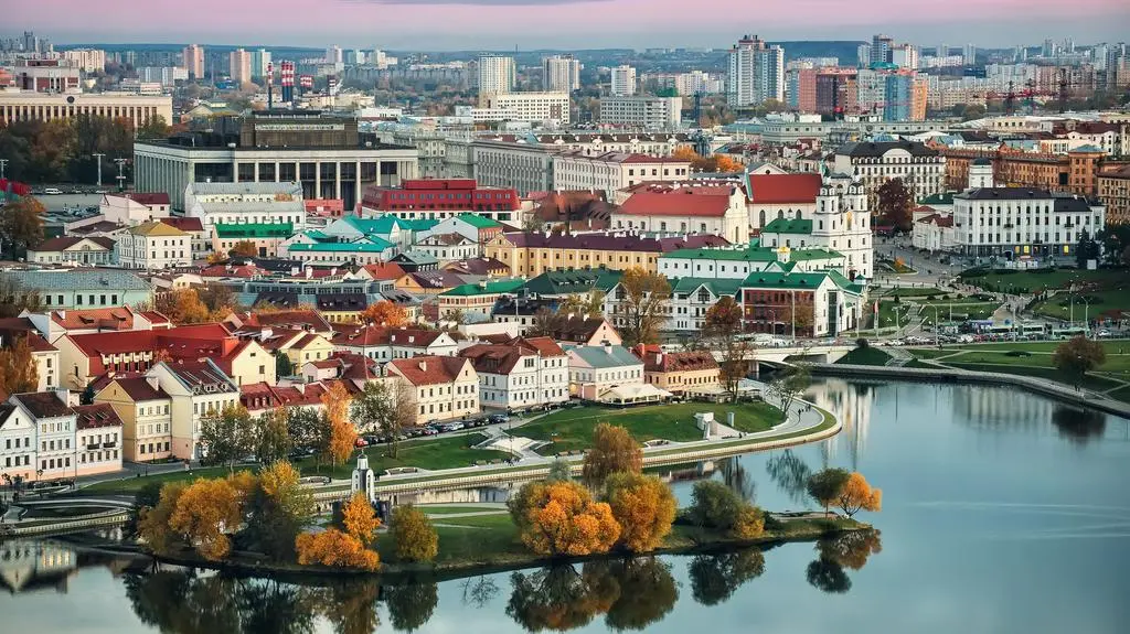 Minsk - the capital city of Belarus