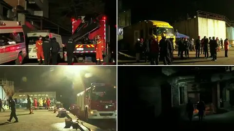 Uratowano tylko jednego z 24 górników po wycieku w kopalni
