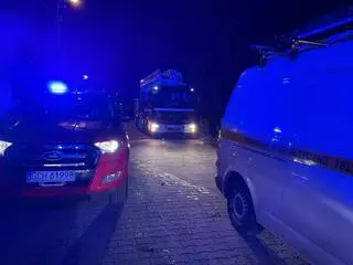 Pożar obory w Ogorzelinach, konieczna była ewakuacja bydła